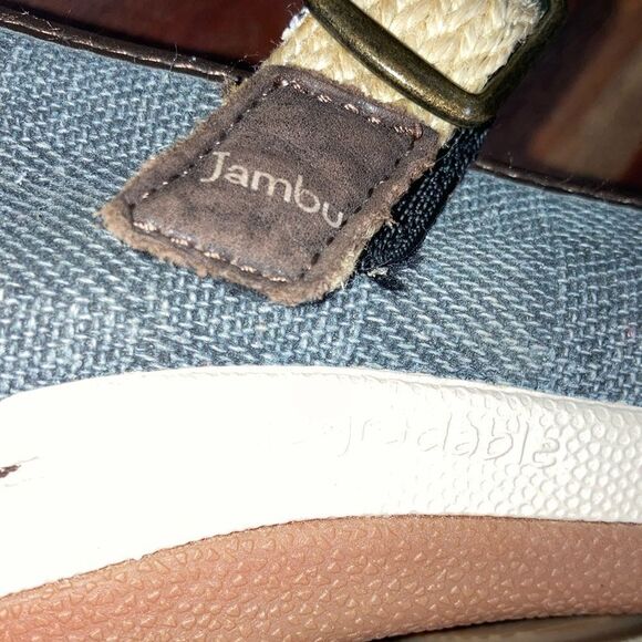 Jambu Gray and Brown Flats Comfortable Mary Jane Loafers - Picture 7 of 11